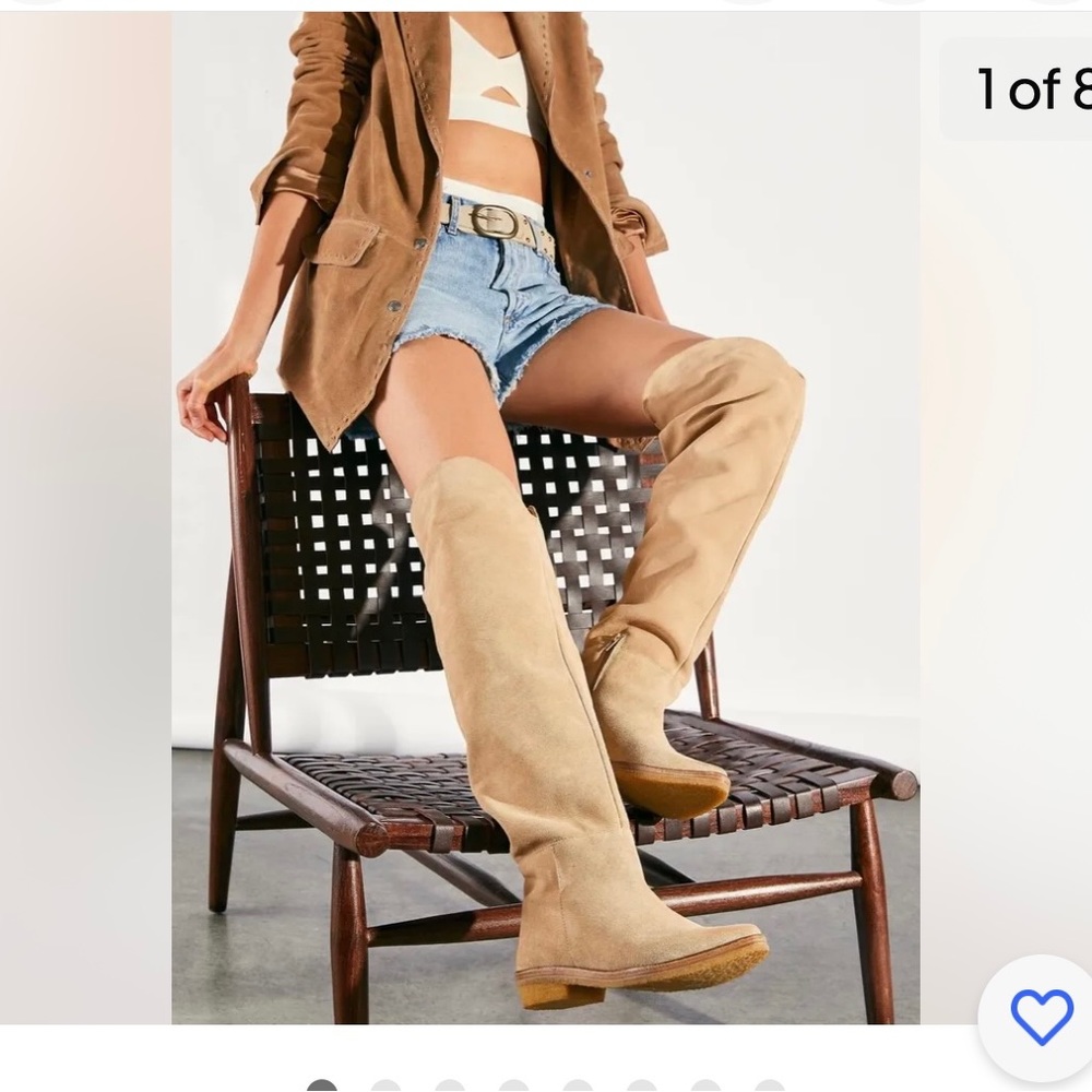 Free people over the knee free people suede boots. Cute!